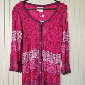 Cyrus Evolution light loose knit long cardigan NWT